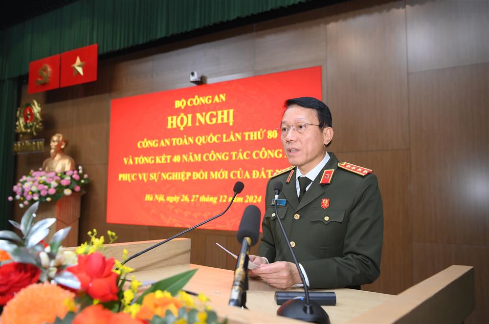 Lực lượng Công an nhân dân nỗ lực phấn đấu hoàn thành thắng lợi các mục tiêu, yêu cầu nhiệm vụ công tác đề ra